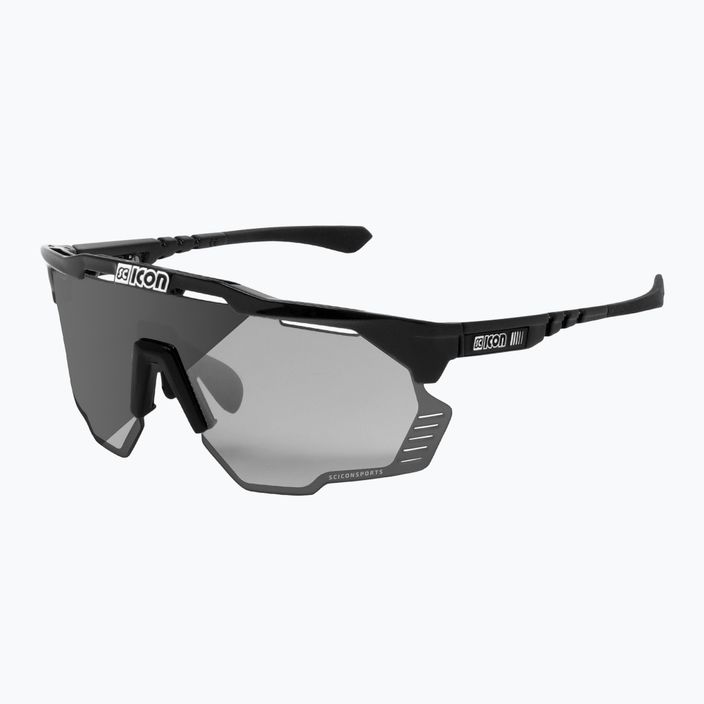 SCICON Aeroshade Kunken μαύρο γυαλιστερό/scnpp φωτοχρωμικό ασημί γυαλιά ποδηλασίας EY31010200 2
