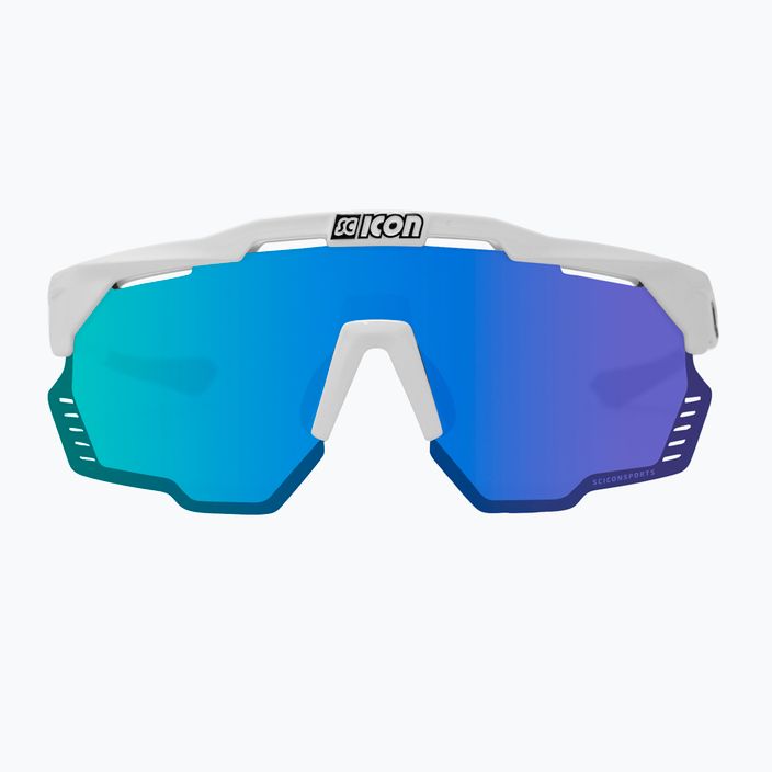 SCICON Aeroshade Kunken λευκό γυαλιστερό/scnpp πολυκαθαρό μπλε ποδηλατικά γυαλιά EY31030800 3