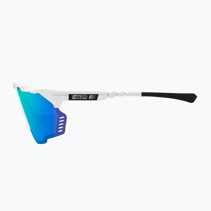 SCICON Aeroshade Kunken λευκό γυαλιστερό/scnpp πολυκαθαρό μπλε ποδηλατικά γυαλιά EY31030800 4
