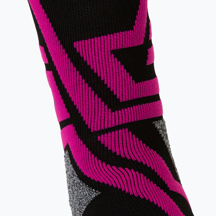 Mico Κάλτσες σκι μεσαίου βάρους X-Performance X-C μαύρες/ροζ CA00146 3