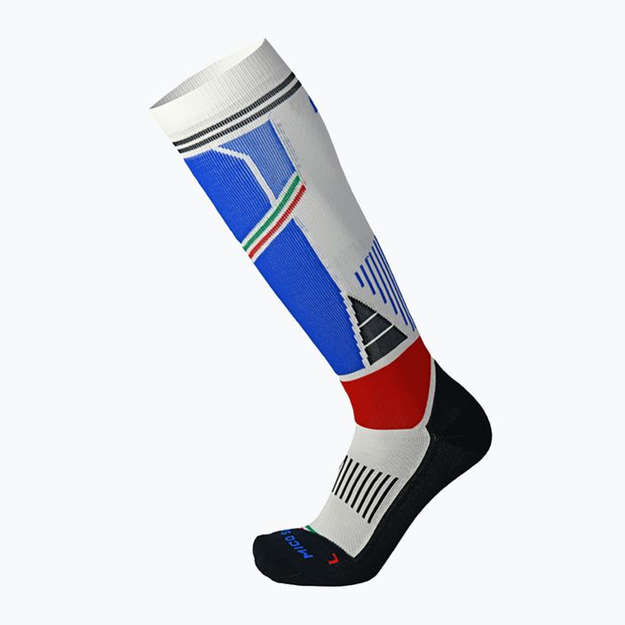 Mico Κάλτσες σκι μεσαίου βάρους M1 λευκές και μπλε CA00102 4
