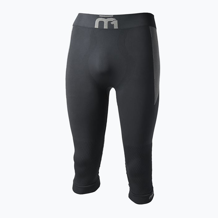 Ανδρικό θερμικό παντελόνι Mico M1 Skintech 3/4 μαύρο CM07024