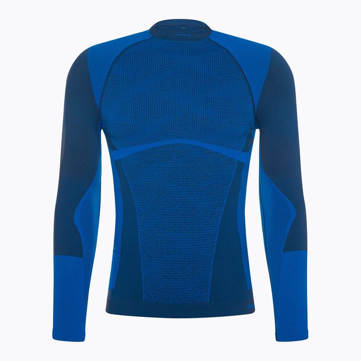 Ανδρικό θερμικό T-shirt Mico Warm Control Round Neck μπλε IN01850