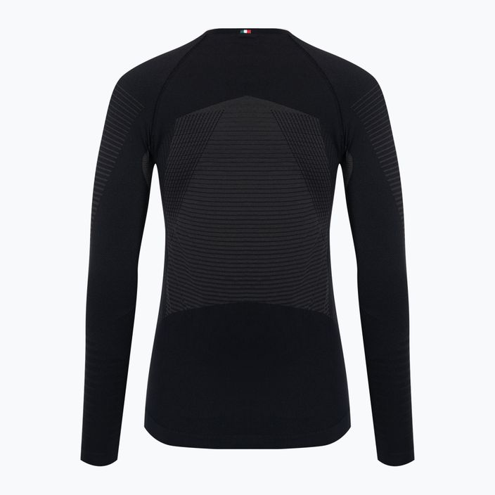 Mico Warm Control Round Neck γυναικείο θερμικό μπλουζάκι μαύρο IN01855 2