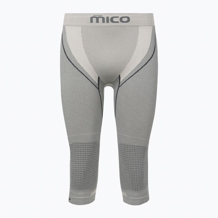 Ανδρικό Mico Odor Zero Ionic+ 3/4 γκρι θερμικό παντελόνι CM01454