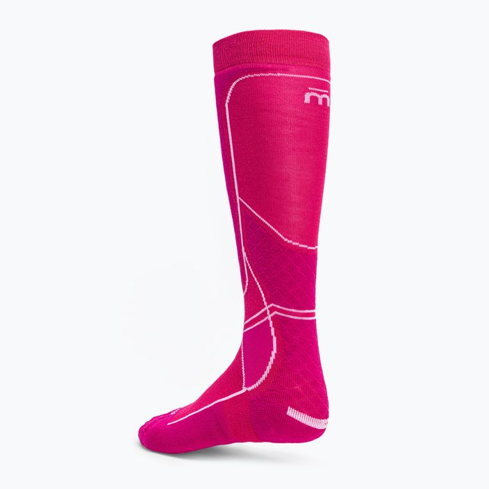 Γυναικείες κάλτσες σκι Mico μεσαίου βάρους Warm Control Pink CA00226 2
