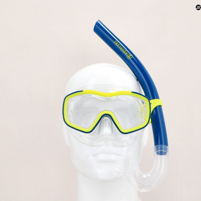 Aqualung Raccon σετ κατάδυσης μάσκα + αναπνευστήρας μπλε/κίτρινο SC4000007 12