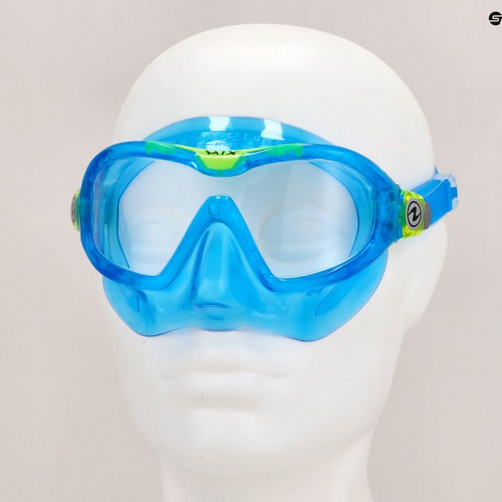 Aqualung Mix παιδική μάσκα κατάδυσης light blue/blue green MS5564131S 7