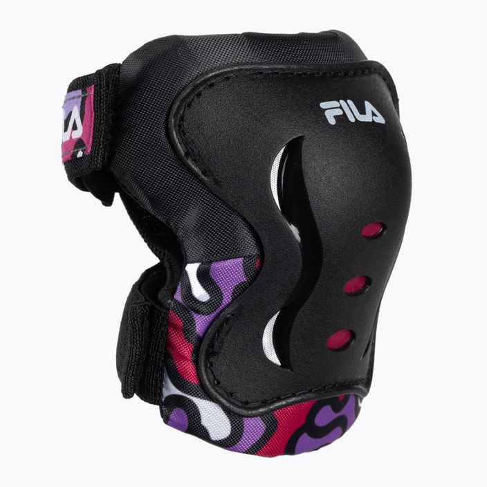 Σετ παιδικών προστατευτικών FILA FP Gears black/pink 3