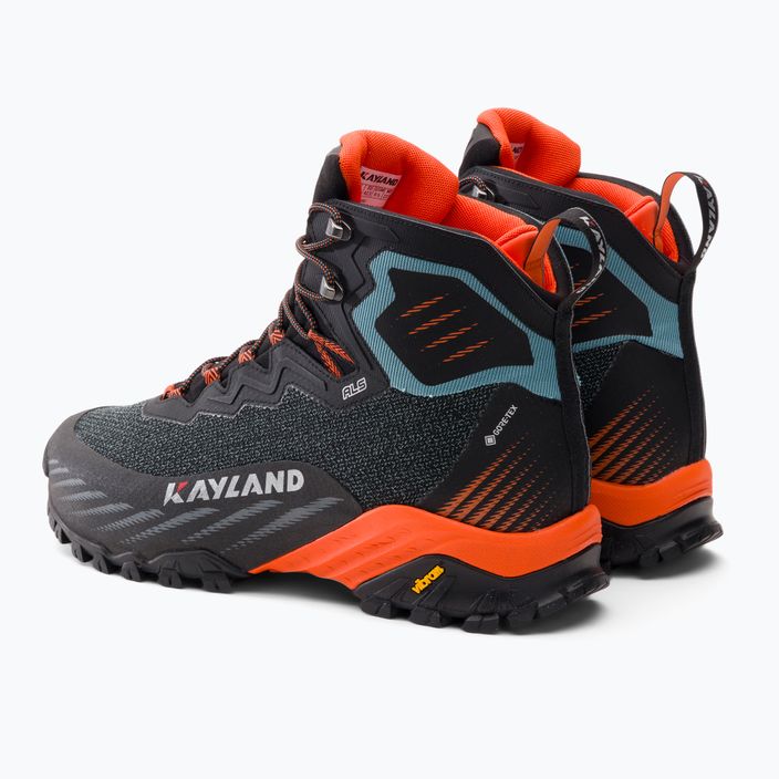 Kayland Duke Mid GTX ανδρικές μπότες πεζοπορίας 018022490 μαύρο/πορτοκαλί 3