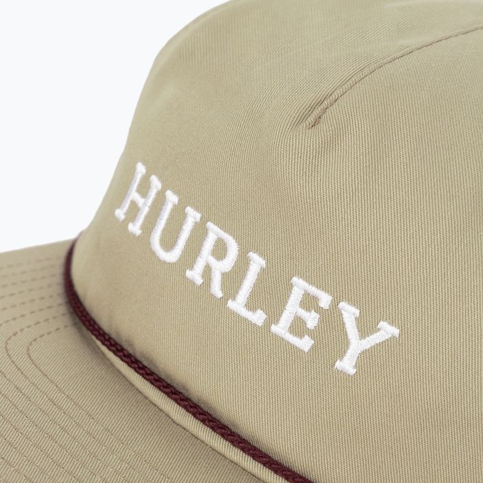 Ανδρικό καπέλο μπέιζμπολ Hurley Wayfarer χακί χρώματος 3