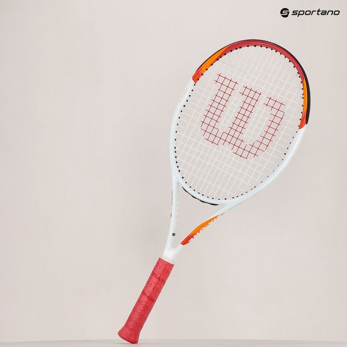 Wilson Six One ρακέτα τένις κόκκινη και λευκή WR125010 12