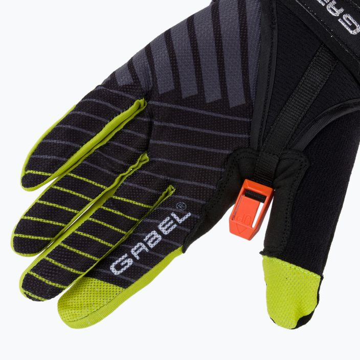 Γάντια Nordic Walking GABEL Ergo-Pro 6-6.5 μαύρο/κίτρινο 8015011300306 4