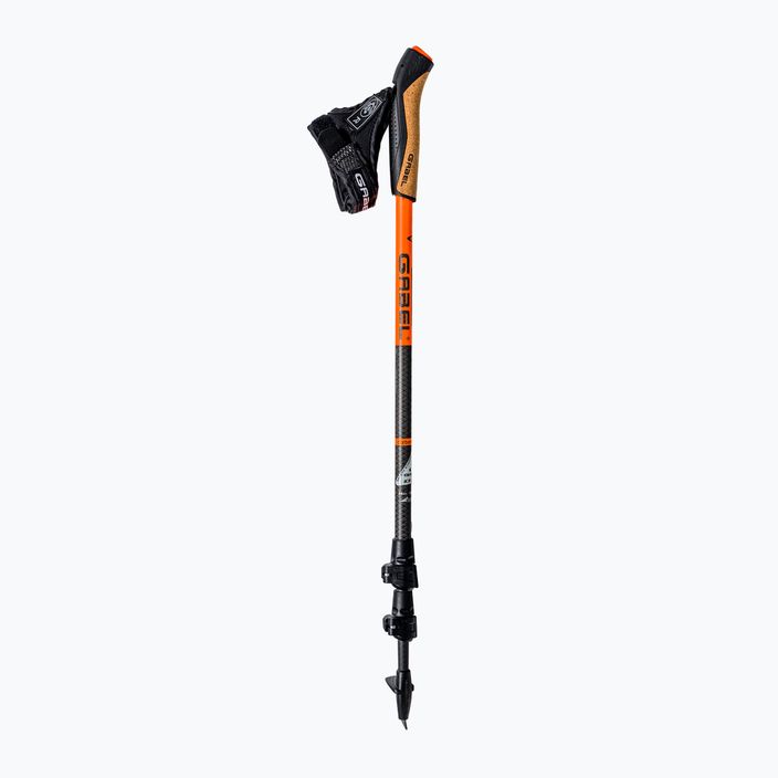 Σκανδιναβικά μπαστούνια για περπάτημα GABEL Carbon XT 3S 100 F.L. μαύρο-πορτοκαλί 7009351420000 2