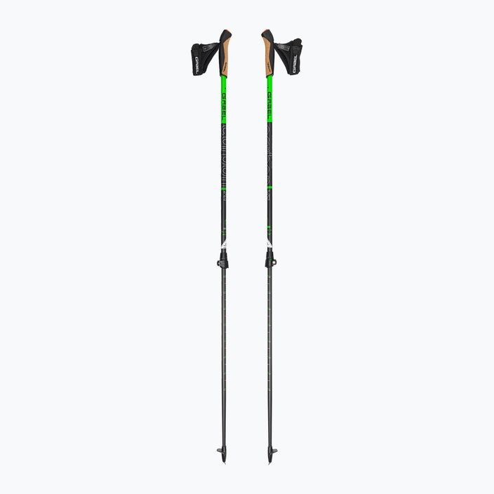 Σκανδιναβικά μπαστούνια για περπάτημα GABEL Carbon XT 2S 80 F.L. μαύρο-πράσινο 7009351490000
