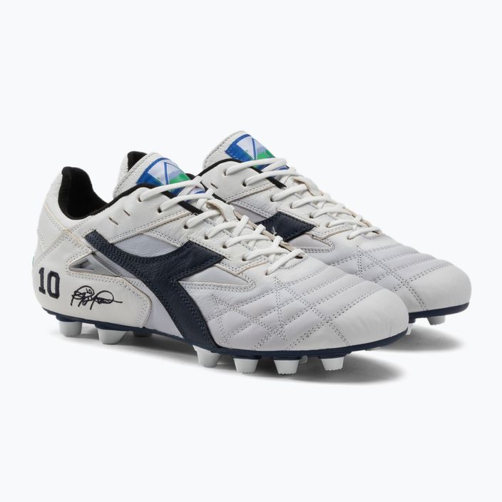 Ανδρικά ποδοσφαιρικά παπούτσια Diadora Match Winner RB Italy OG MDPU λευκό και μπλε DD-101.172359-C1494 5