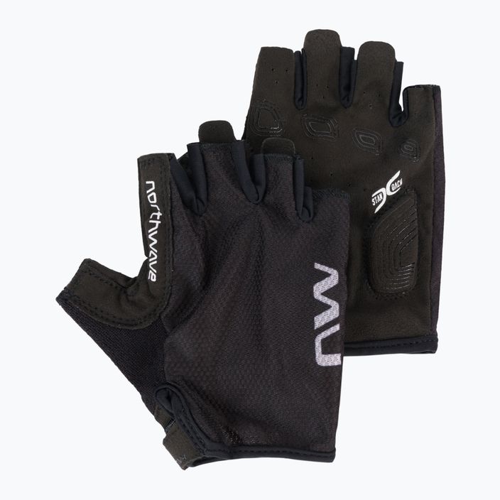 Ανδρικά γάντια ποδηλασίας Northwave Active Short Finger 10 μαύρα C89202324