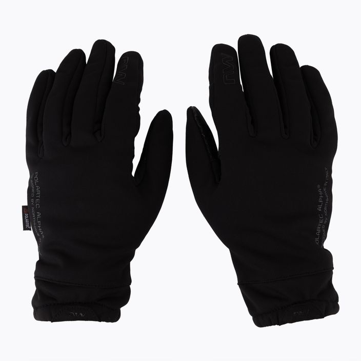 Ανδρικά γάντια ποδηλασίας Northwave Fast Polar FG μαύρα C89202355 3