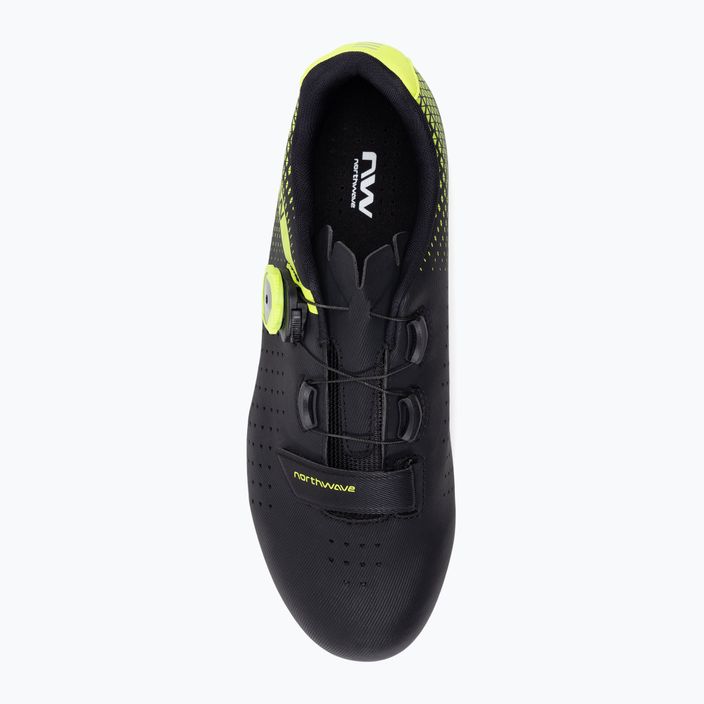 Northwave Core Plus 2 ανδρικά παπούτσια δρόμου μαύρο/κίτρινο 80211012 6