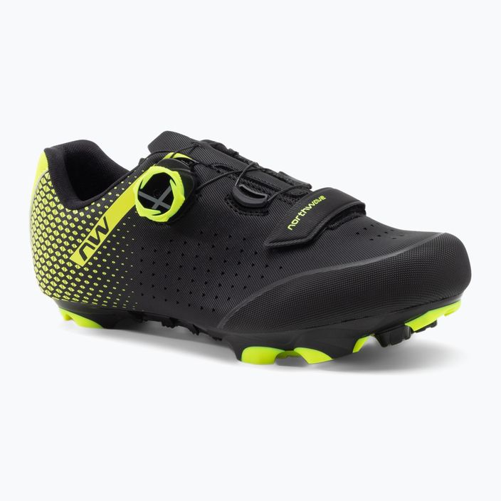 Ανδρικά MTB ποδηλατικά παπούτσια Northwave Origin Plus 2 μαύρο/κίτρινο 80212005