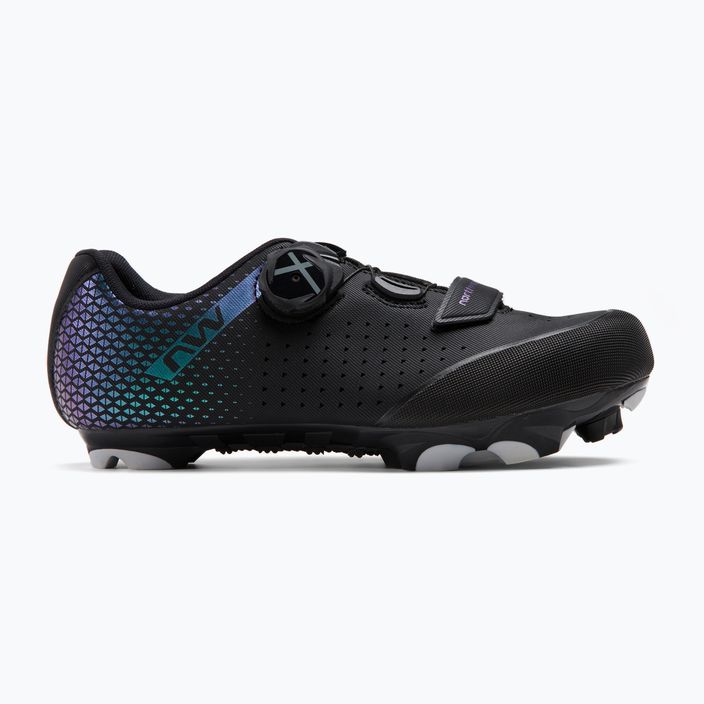 Γυναικεία MTB ποδηλατικά παπούτσια Northwave Origin Plus 2 μαύρο/μπλε 80222017 2
