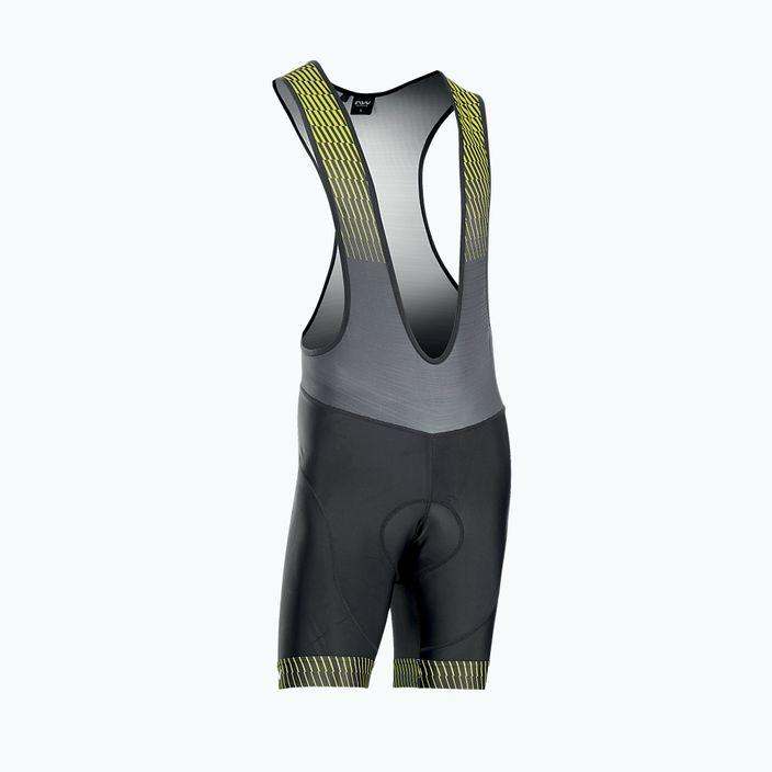 Northwave Origin Bibshort ανδρικό ποδηλατικό σορτς μαύρο/κίτρινο 89221020