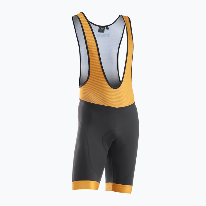 Ανδρικό Northwave Force Evo Bibshort μαύρο/οχρώ σορτς ποδηλασίας