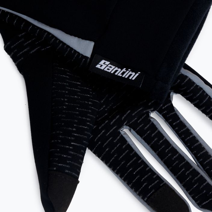 Santini Vega H20 γάντια ποδηλασίας μαύρα SP593TFPH20VEGANE 4