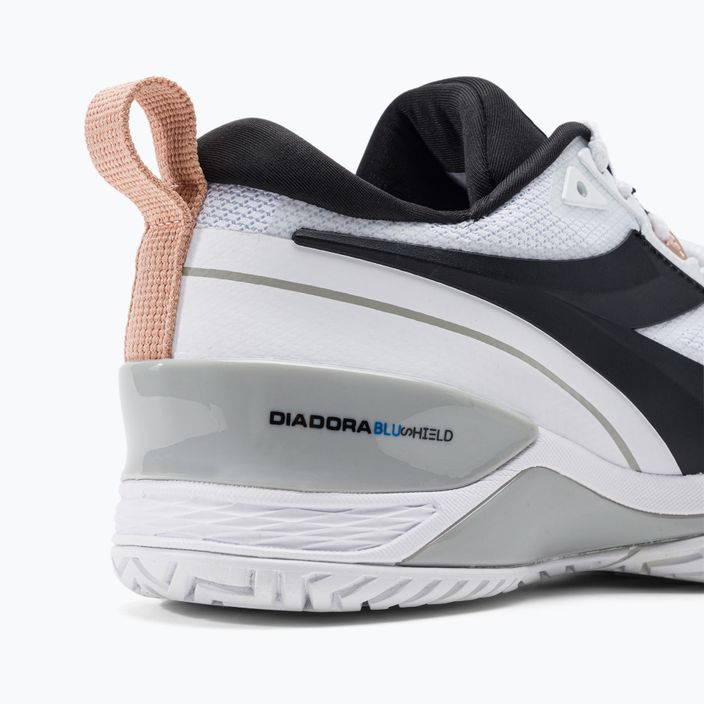 Γυναικεία παπούτσια τένις Diadora Speed Blushield 5 AG λευκό και μαύρο DD-101.176941 7