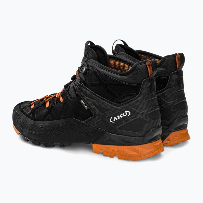 AKU Rock Dfs Mid GTX ανδρικές μπότες πεζοπορίας μαύρο-πορτοκαλί 718-108 3