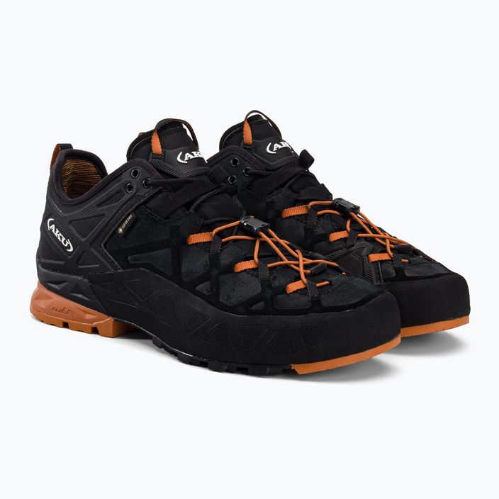 AKU Rock Dfs GTX ανδρικά παπούτσια προσέγγισης μαύρο-πορτοκαλί 722-108-7 4