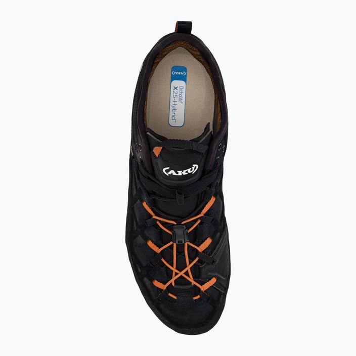 AKU Rock Dfs GTX ανδρικά παπούτσια προσέγγισης μαύρο-πορτοκαλί 722-108-7 6