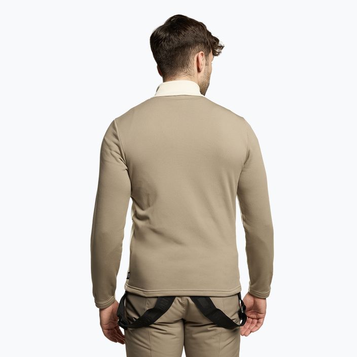 Ανδρική μπλούζα Colmar fleece μπεζ και καφέ 8323-5WU 3