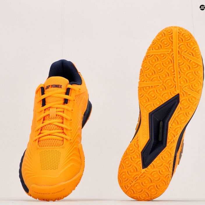 YONEX ανδρικά παπούτσια τένις SHT Eclipsion 4 CL πορτοκαλί STMEC4MC3MO 11