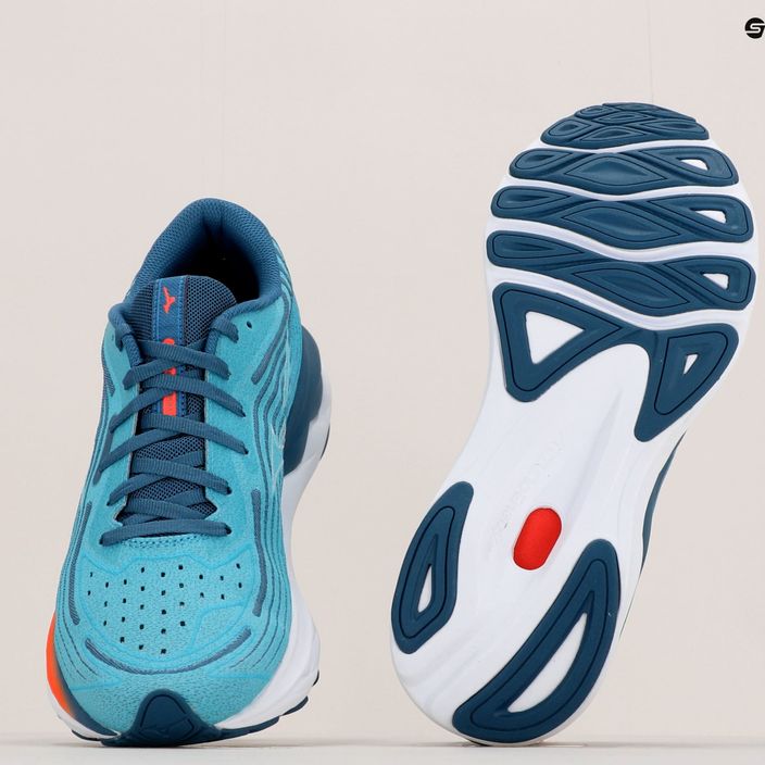 Ανδρικά αθλητικά παπούτσια τρεξίματος Mizuno Wave Skyrise 4 μπλε J1GC230901 10