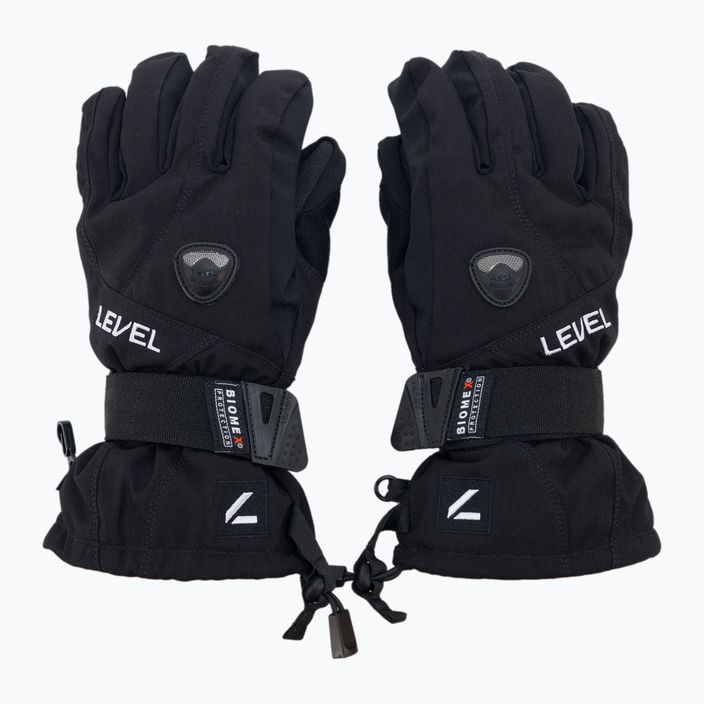 Παιδικά γάντια snowboard Level Fly μαύρο 4001JG.01 3