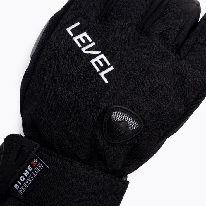 Ανδρικά γάντια snowboard Level Half Pipe Gore Tex μαύρο 1011 5
