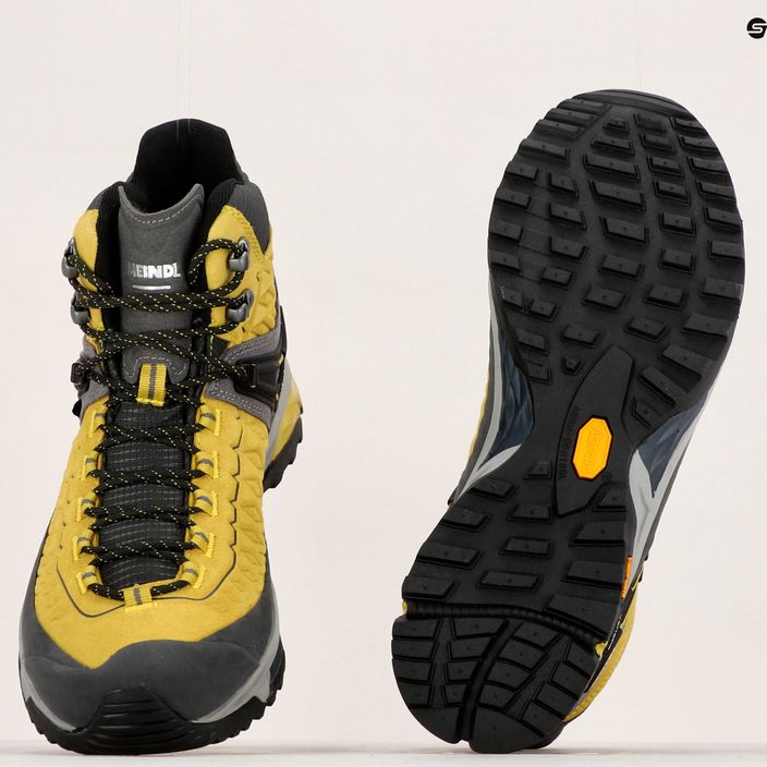 Ανδρικές μπότες πεζοπορίας Meindl Top Trail Mid GTX κίτρινο 4717/85 12