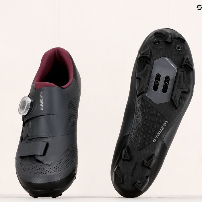 Shimano SH-XC502 ανδρικά MTB ποδηλατικά παπούτσια γκρι ESHXC502WCG01W39000 16