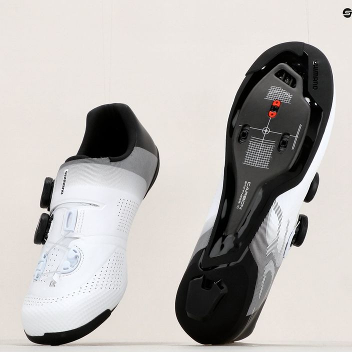 Shimano SH-RC702 ανδρικά ποδηλατικά παπούτσια λευκό ESHRC702MCW01S47000 17