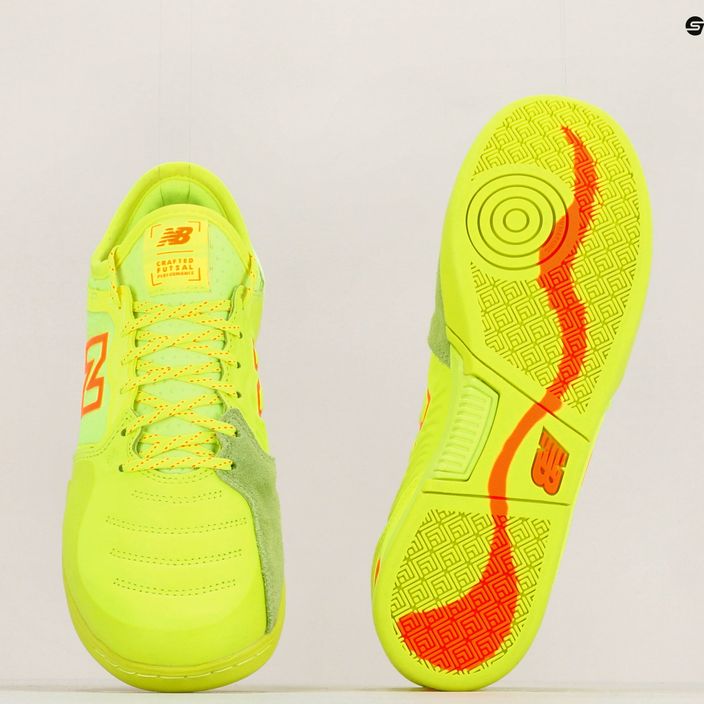 New Balance ανδρικά ποδοσφαιρικά παπούτσια Audazo V5+ Pro IN κίτρινο MSA1IY55 17