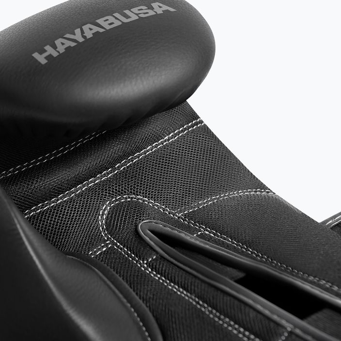 Hayabusa S4 Δερμάτινα γάντια πυγμαχίας μαύρα S4LBG 4
