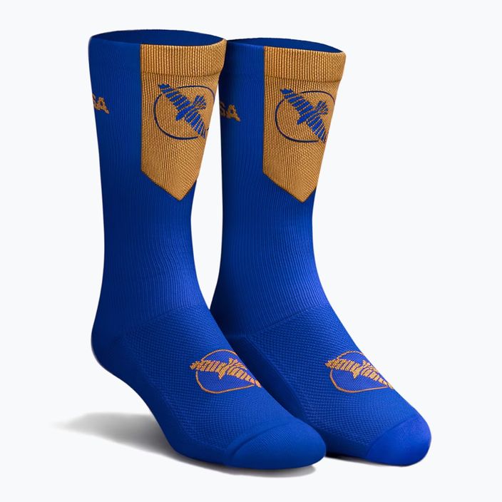 Ανδρικές κάλτσες Hayabusa Pro Boxing Socks blue/gold