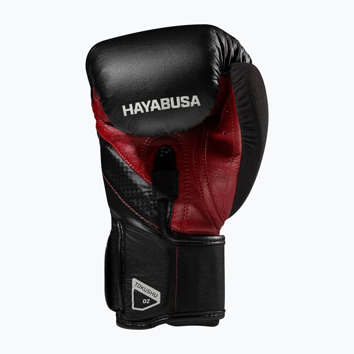 Γάντια του μποξ Hayabusa T3 black/red 3