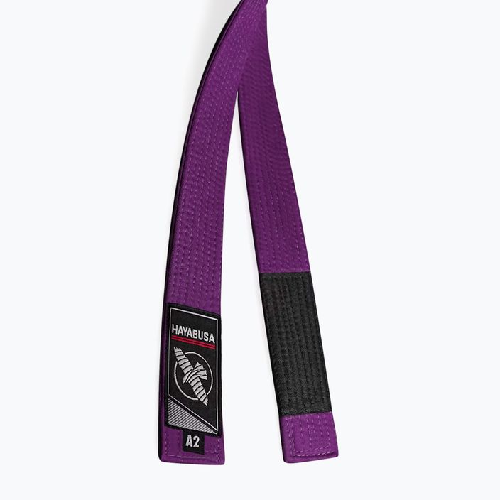 Ζώνη για βραζιλιάνικο Jiu-Jitsu Hayabusa Jiu Jitsu purple