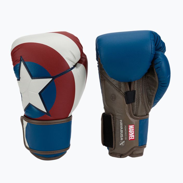 Γάντια πυγμαχίας Hayabusa Capitan America μπλε MGB-CA 3