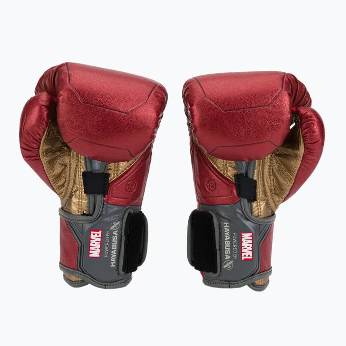 Hayabusa Iron Men γάντια πυγμαχίας κόκκινα MBG-IM 2