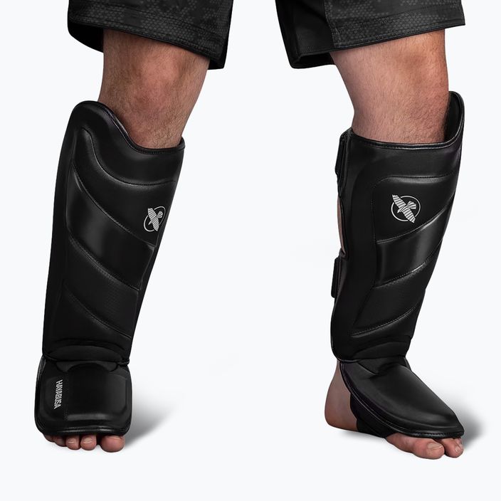 Hayabusa T3 Striking Shin Guards προστατευτικά κνήμης και ποδιών μαύρο 3