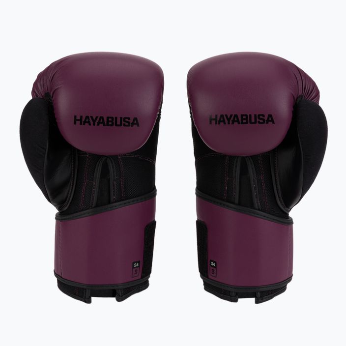 Hayabusa S4 μωβ γάντια πυγμαχίας S4BG 2