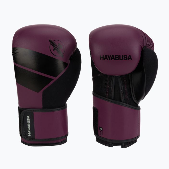 Hayabusa S4 μωβ γάντια πυγμαχίας S4BG 3